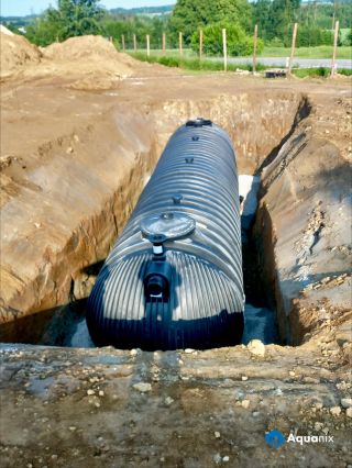 🚧 Požární nádrž a vsakování v jednom – Květinov u Havlíčkova Brodu Pro skladový areál jsme dodali požární nádrž Columbus...