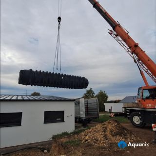 🚧 Podzemní nádrž Li-Lo 15 000 l “přeletěla” Háje u Příbrami Pro stavbu rodinného domu v obci Háje u Příbrami jsme...